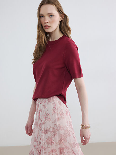 LCW Modest Bisiklet Yaka Kadın Triko Kazak