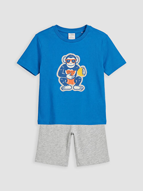 LC WAIKIKI Maymun Baskılı Erkek Çocuk Takım