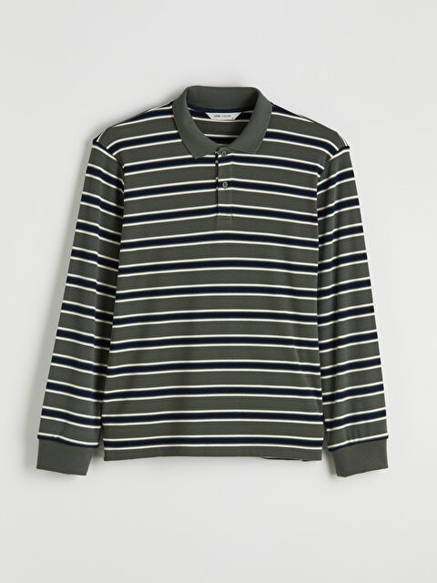 LCW Vision Polo Yaka Çizgili Erkek Tişört - S6KO87Z8-LFT