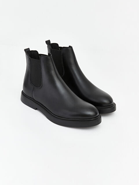LCW STEPS Deri Görünümlü Erkek Chelsea Bot - S6KP47Z8-HUC