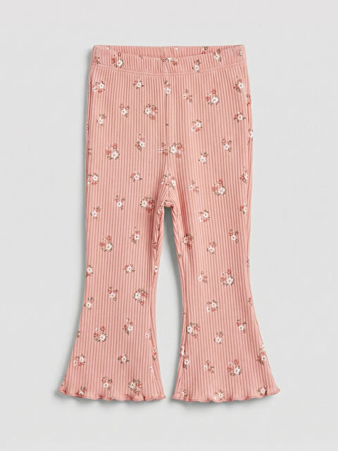 LCW baby İspanyol Paça Çiçekli Kız Bebek Tayt - S6KP56Z1-LT4