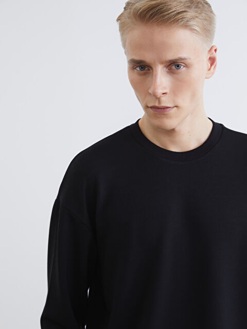 LCW Vision Bisiklet Yaka Erkek Sweatshirt - S6KP70Z8-CVL