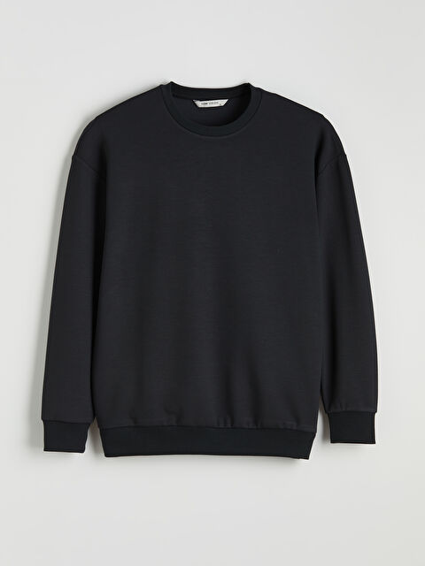 LCW Vision Bisiklet Yaka Erkek Sweatshirt - S6KP70Z8-Z7A