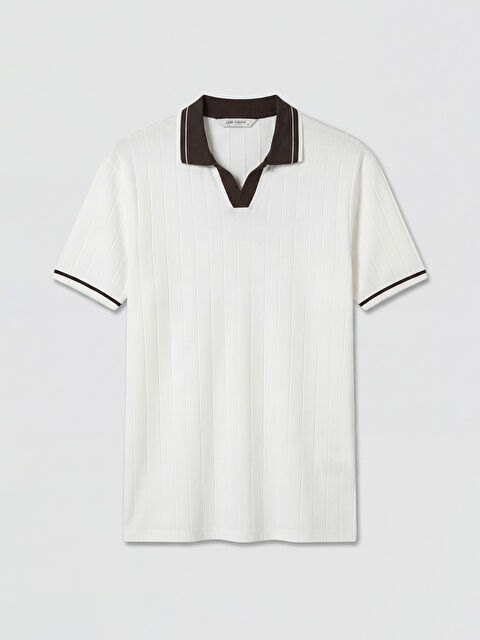 LCW Vision Polo Yaka Erkek Dokulu Tişört
