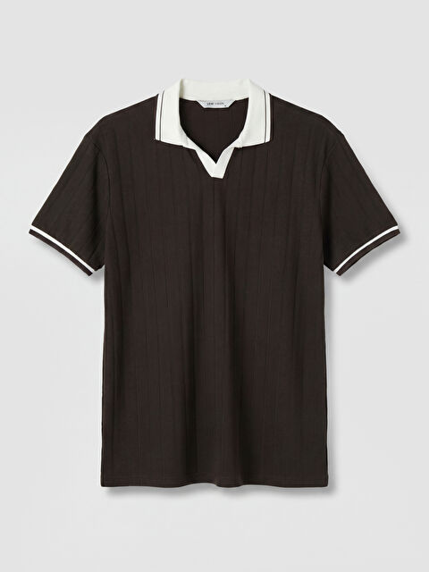 LCW Vision Polo Yaka Erkek Dokulu Tişört