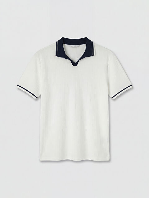 LCW Vision Polo Yaka Erkek Dokulu Tişört