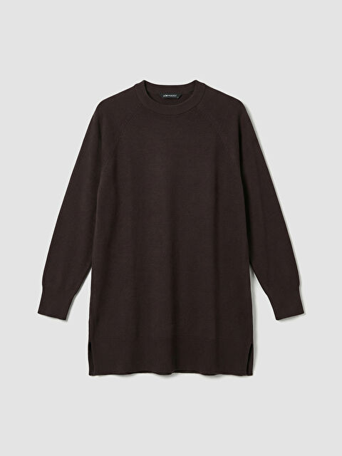 LCW Modest Bisiklet Yaka Kadın Triko Tunik - S6KQ20Z8-HDB