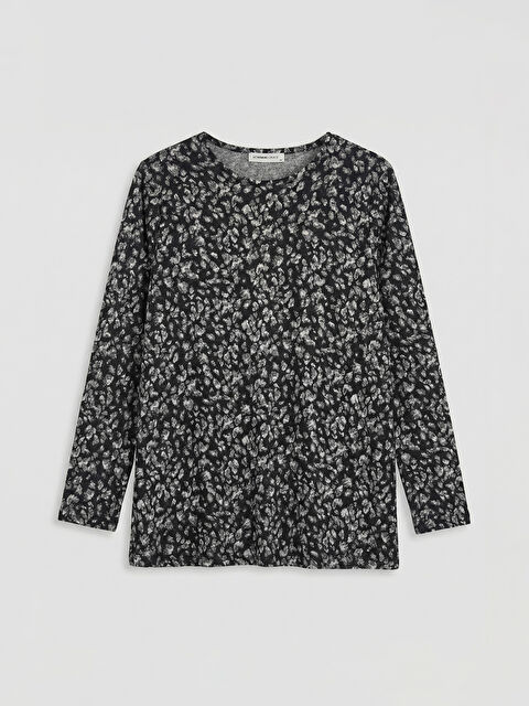 LCW Grace Bisiklet Yaka Desenli Bluz - S6KQ36Z8-SW5