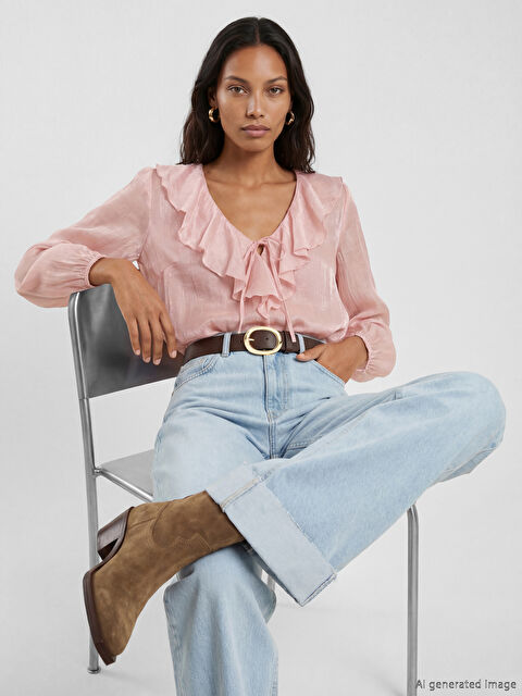 LCW ACCESSORIES Deri Görünümlü Kadın Kemer 2'li - S6KQ88Z8-EPW