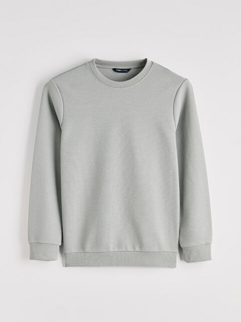 LCWAIKIKI Classic Bisiklet Yaka Erkek Sweatshirt - S6KQ98Z8-3HK