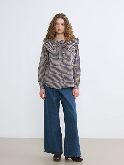 LCW Modest Baggy Fit Kadın Jean Pantolon - S6KR24Z8-507