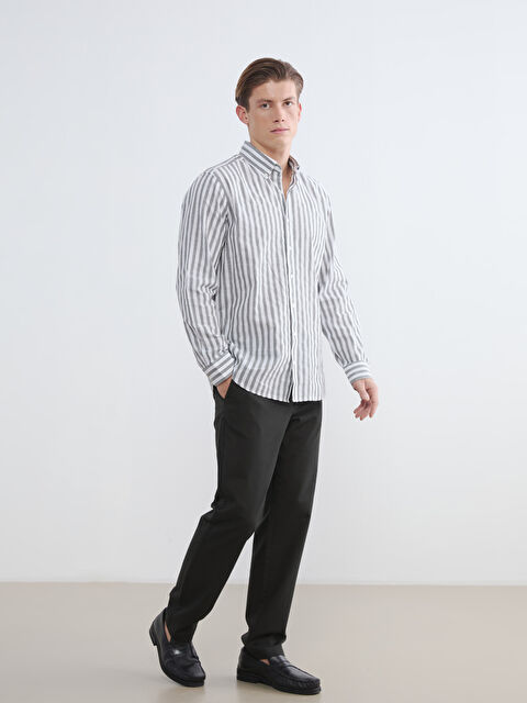 SOUTHBLUE Standart Fit Yün Karışımlı Erkek Pantolon - S6KR66Z8-HNM