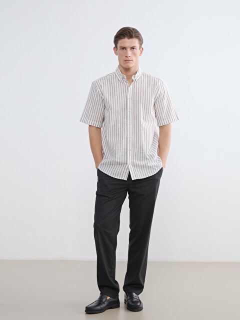 SOUTHBLUE Standart Fit Yün Karışımlı Erkek Pantolon - S6KR66Z8-LAM