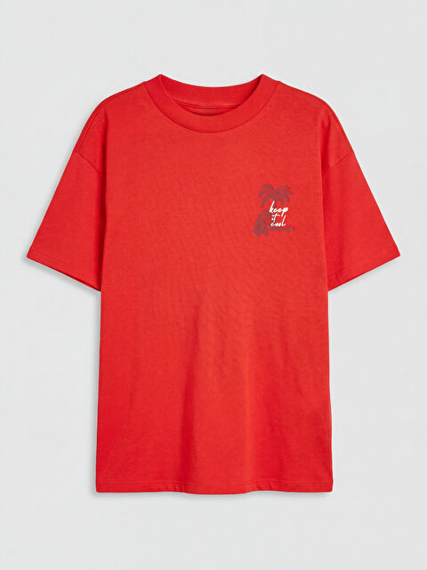 LCW Kids Crew Neck Printed Boys' T-Shirt