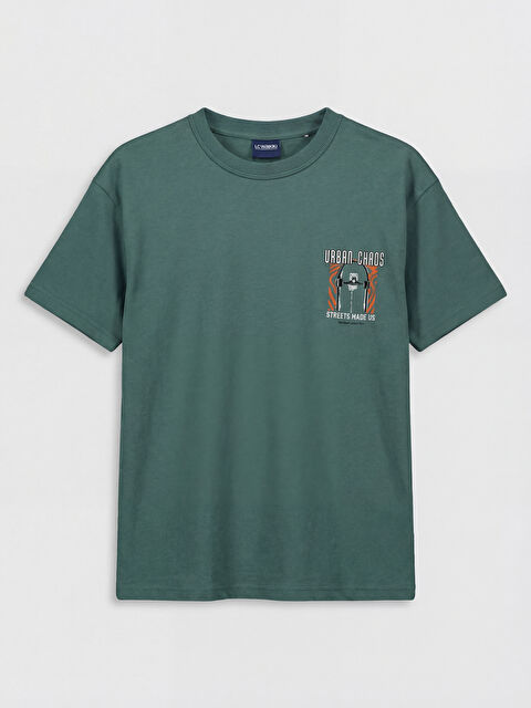 LCW Kids تي شيرت أولاد مطبوع بياقة دائرية - S6KR74Z4-GP4