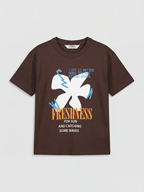 LCW Kids Crew Neck Printed Boys' T-Shirt - S6KR79Z4-Z7U