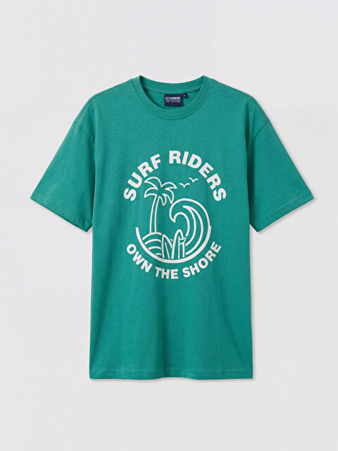LCW Kids Boy TURQUOISE T-Shirt - S6KR85Z4-GGT