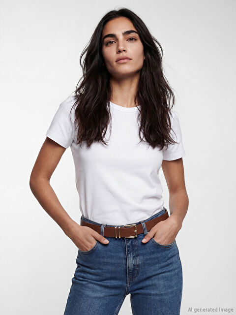 LCW ACCESSORIES Deri Görünümlü Kadın Kemer 2'li - S6KS21Z8-RQL