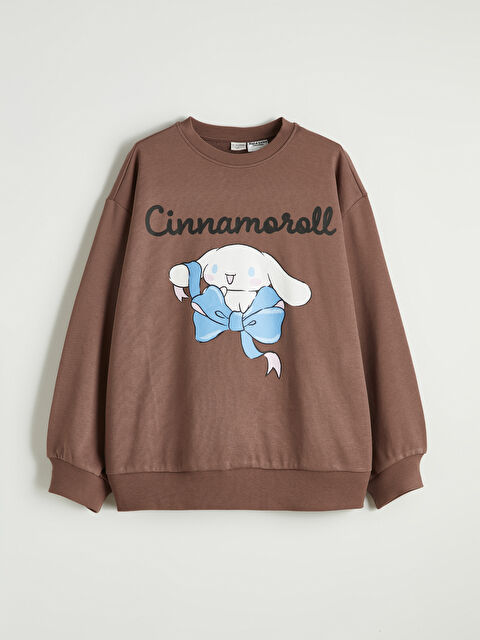 LCW Kids Cinnamoroll Baskılı Kız Çocuk Sweatshirt - S6KS39Z4-ZHA