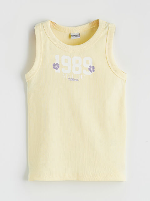 LCW ECO Baskılı Kız Çocuk Atlet - S6KT12Z4-FEZ