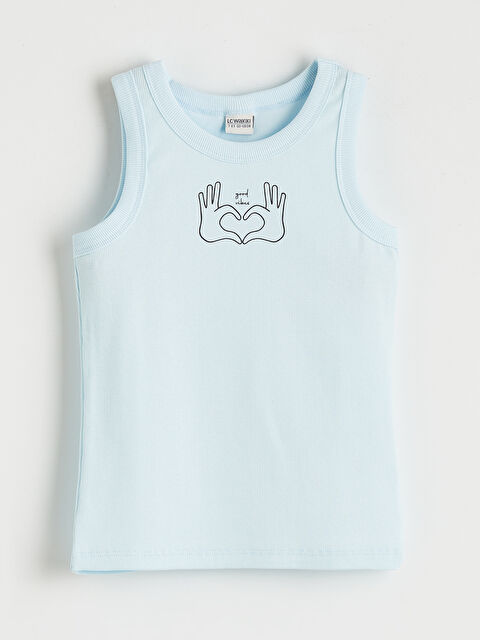 LC WAIKIKI Baskılı Kız Çocuk Atlet - S6KT12Z4-QVV