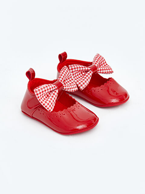 LCW STEPS Fiyonk Detaylı Kız Bebek Babet