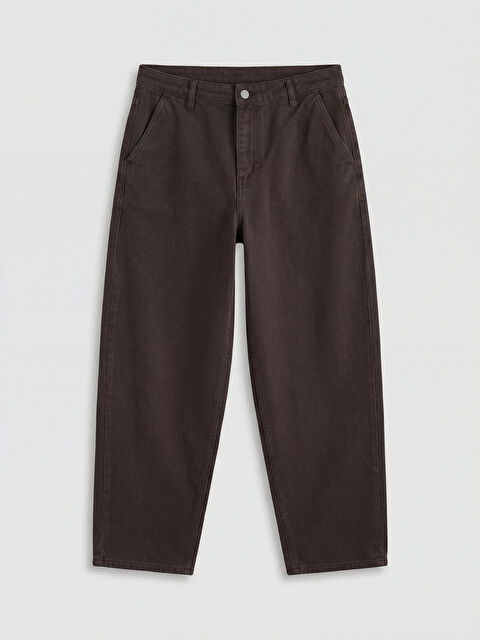 LCWAIKIKI Classic Yüksek Bel Barrel Fit Kadın Jean Pantolon - S6KT27Z8-ZP7