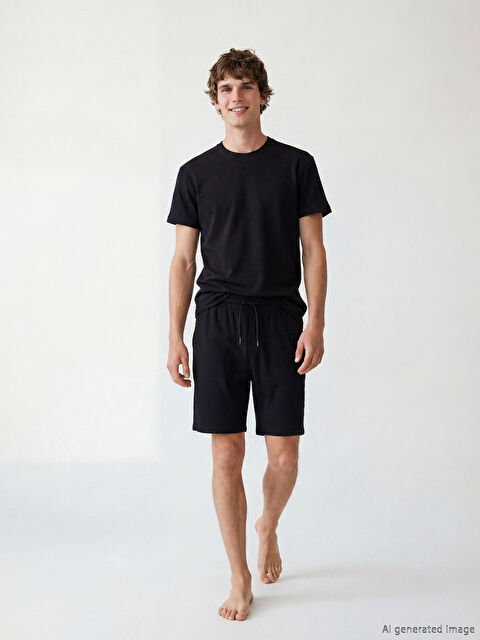 LC WAIKIKI Regular Fit Çizgili Erkek Şort