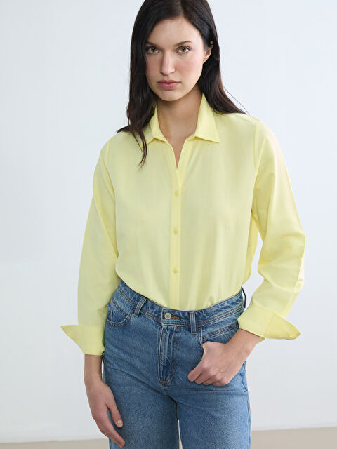 LCW ECO Oxford Kadın Gömlek - S6KT72Z8-2RF