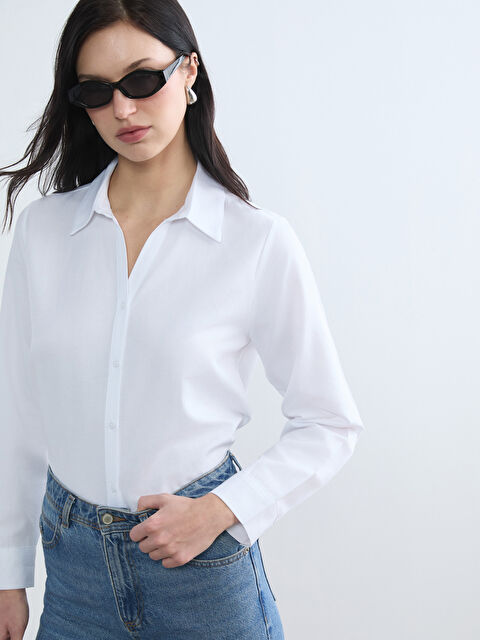 LCW ECO Oxford Kadın Gömlek - S6KT72Z8-J5E