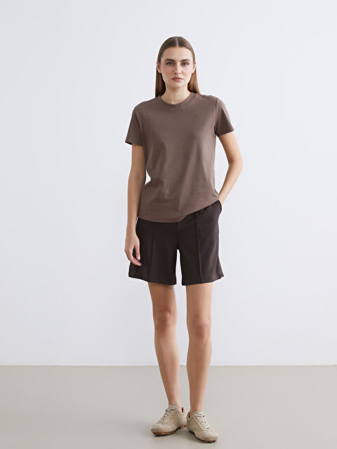 LC WAIKIKI Beli Lastikli Kadın Spor Şort - S6KT78Z8-HEC