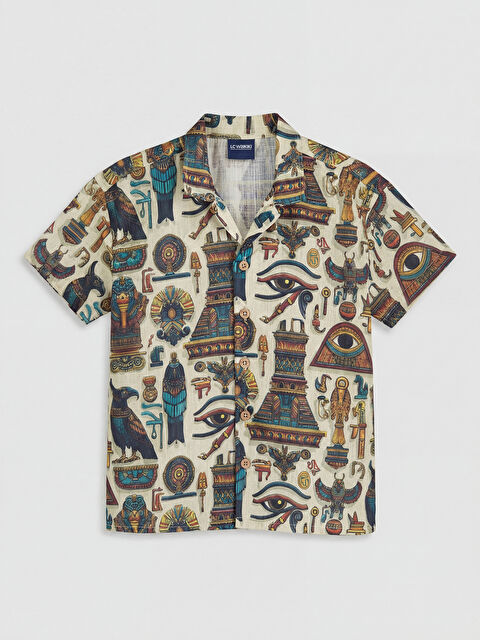 LCW Kids Boy BEIGE Shirt - S6KT96Z1-LQB