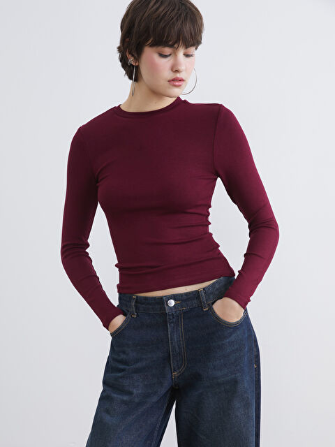 XSIDE Bisiklet Yaka Fitilli Kadın Body	 - S6KU06Z8-14F