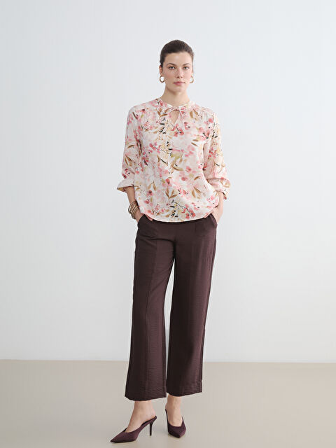 LCWAIKIKI Classic BRAON Pantalone Žena