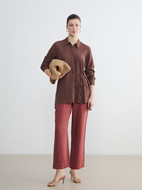 LCWAIKIKI Classic Frau BRAUN Hosen