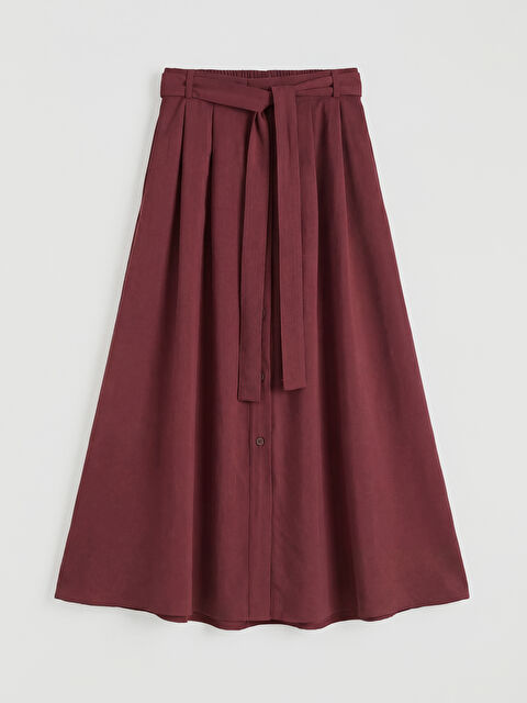 LCWAIKIKI Classic Beli Kuşaklı A Kesim Etek - S6KU59Z8-1SQ