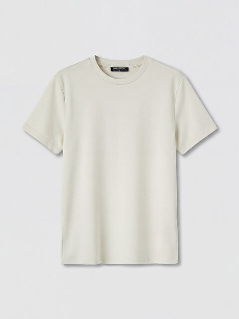 LCW Comfort Bisiklet Yaka Soft Touch Kadın Tişört