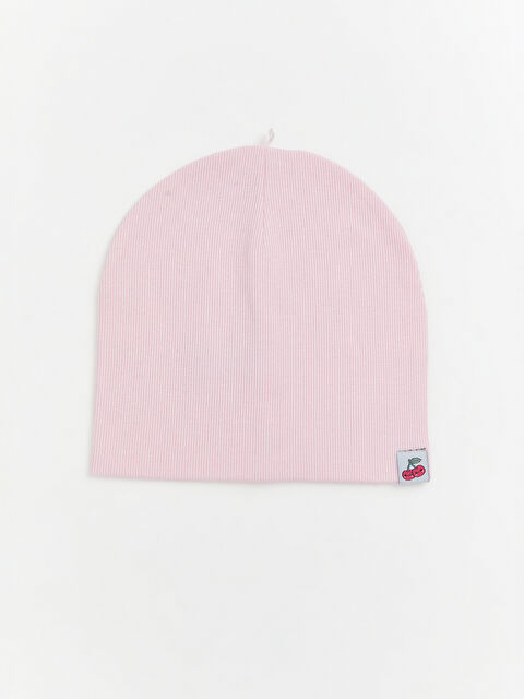 LCW ACCESSORIES Kiraz Nakışlı Kız Bebek Bere  - S6KU76Z1-QVT