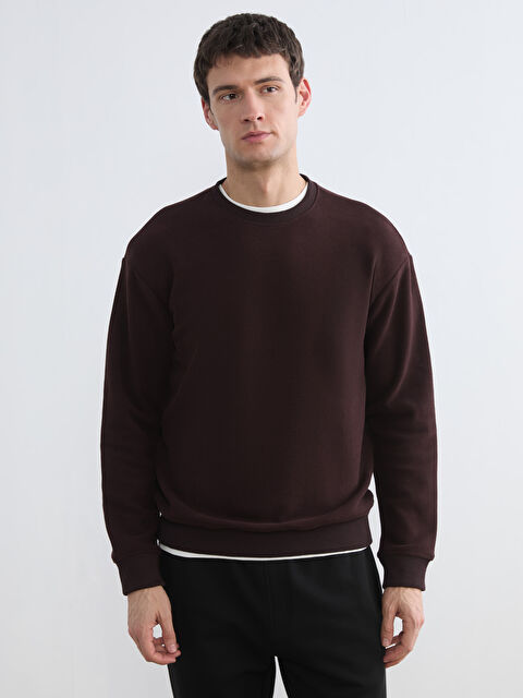 LCW Vision Bisiklet Yaka Erkek Sweatshirt - S6KV03Z8-ZQP