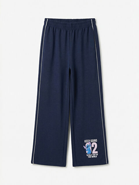 LCW Kids Stitch Baskılı Kız Çocuk Eşofman Altı - S6KV24Z4-HRC