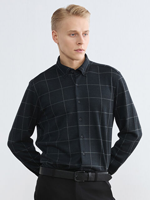 SOUTHBLUE Regular Fit Ekose Erkek Gömlek