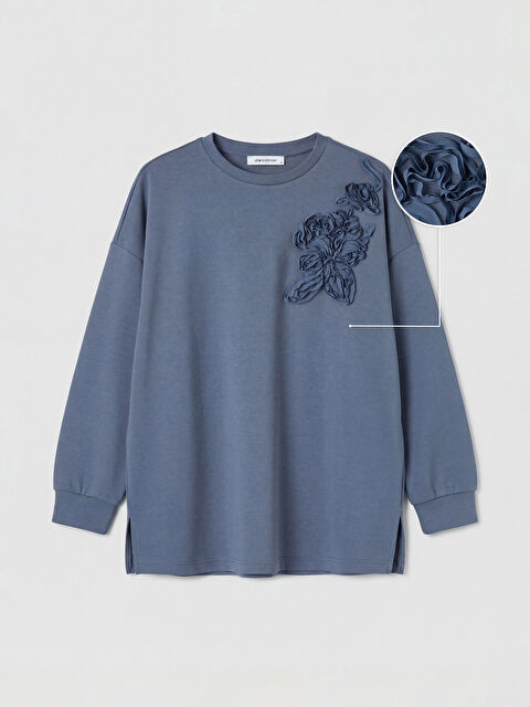 LCW EVERYDAY Soft Touch Oversize Kadın Sweatshirt Tunik