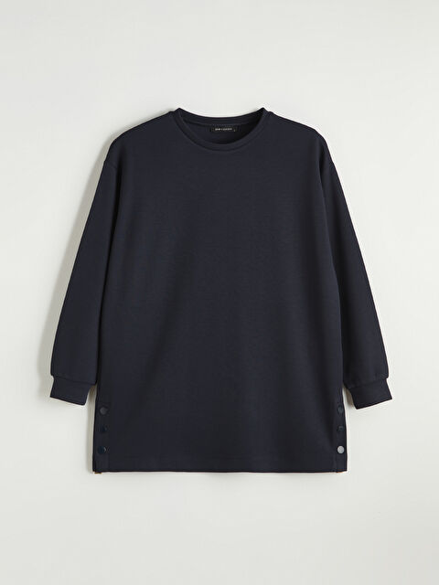 LCWAIKIKI Classic Soft Touch Oversize Kadın Sweatshirt Tunik - S6KY52Z8-HRZ