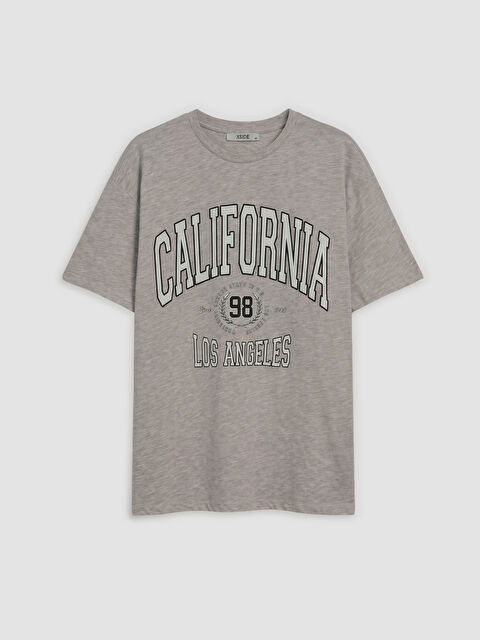 XSIDE Žena SIVA Majica kratkih rukava