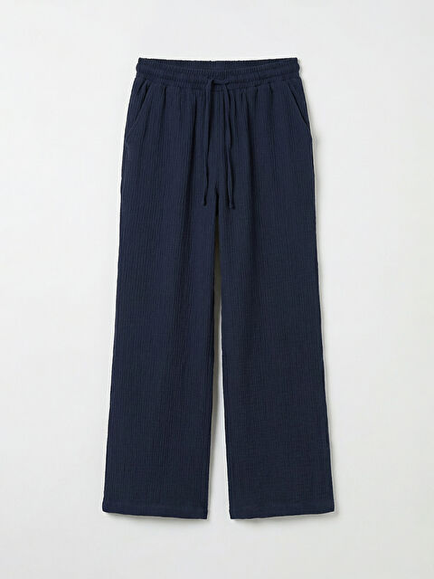 LCW Comfort Beli Lastikli Dokulu Kadın Pantolon - S6L067Z8-HRC