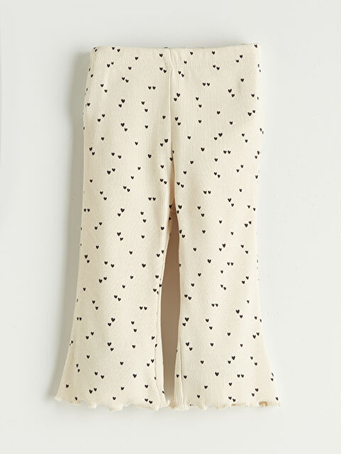 LCW baby İspanyol Paça Fitilli Kız Bebek Tayt - S6L108Z1-LQB