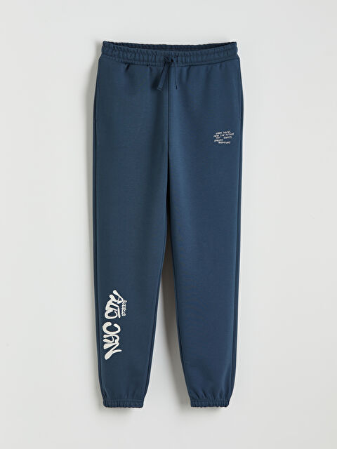 LCW Kids NYC Baskılı Erkek Çocuk Jogger Eşofman Altı - S6L191Z4-HJT