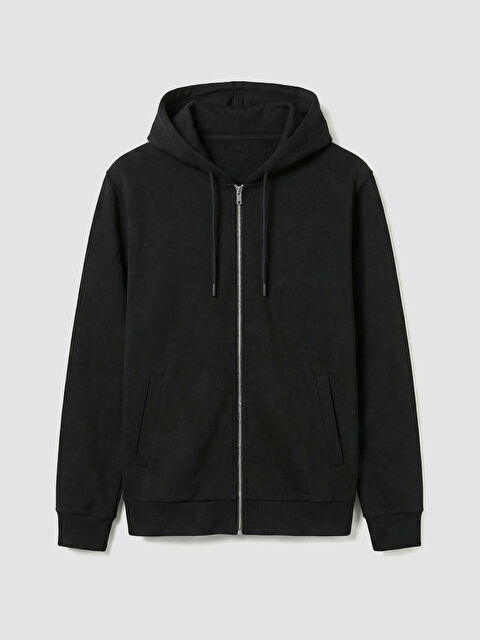 LCW Vision Kapüşonlu Erkek Fermuarlı Sweatshirt - S6L236Z8-CVL