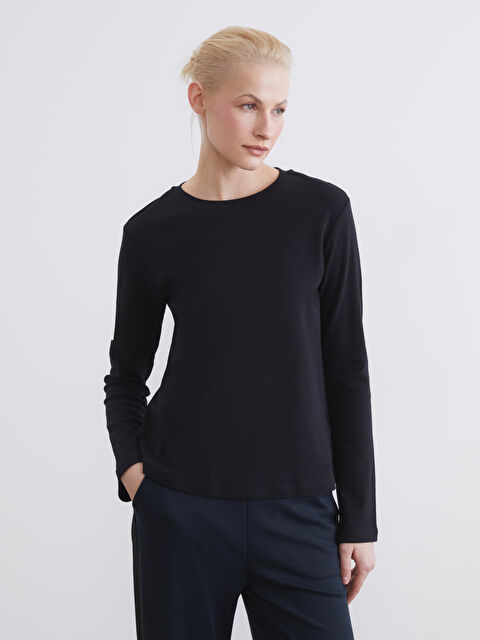 LCWAIKIKI Basic Bisiklet Yaka Kadın Body	 - S6L260Z8-CVL