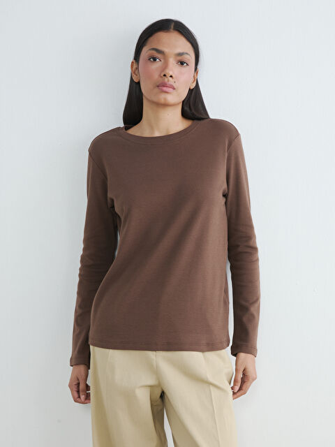 LCWAIKIKI Basic Bisiklet Yaka Kadın Body	 - S6L260Z8-HJN